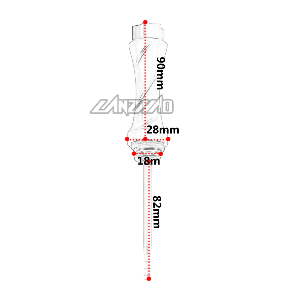 ก้านวัดน้ำมันเครื่อง HONDA GIORNO / Giorno 125 อลูมิเนียม thumbnail 9