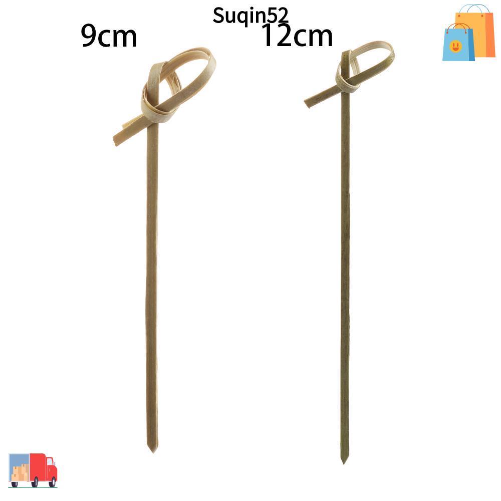 SUQIN52 100 ชิ้นค็อกเทล Picks Barbeque Bar เครื่องมือตกแต่งปาร์ตี้ Stick