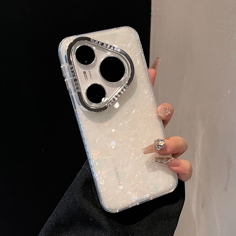 สําหรับ Huawei Pura 70/Pura 80 Pro/Pura 70 Ultra ปลอกชุบโปร่งแสง Hard เคสโทรศัพท์ ฝาหลัง
