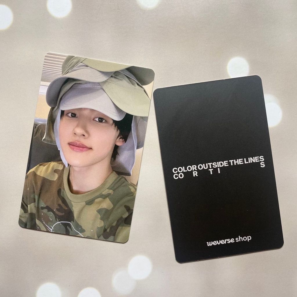 SEONGHYEON Photocard cortis wvs Live Card Towel Hyun Camouflage Suit Hyun