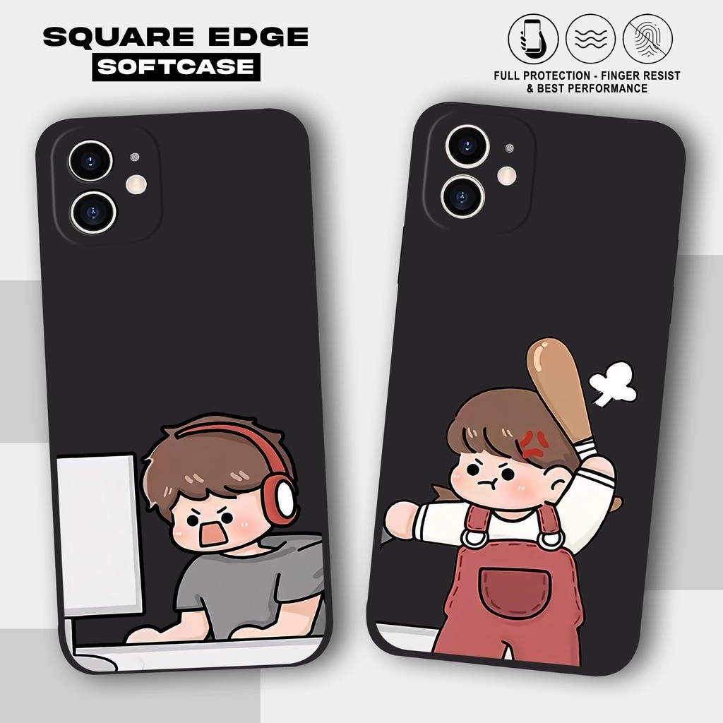 Samsung A54 A14 A04 A04E A03 A03S A03CORE A22 A52 A53 A13 A23 A50 คู่ Gamers CA090 ซิลิโคน HP กรณีอะ