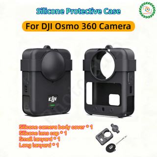 เคสซิลิโคนสําหรับ DJI Osmo 360 Action Camera ปลอกซิลิโคนพร้อ…