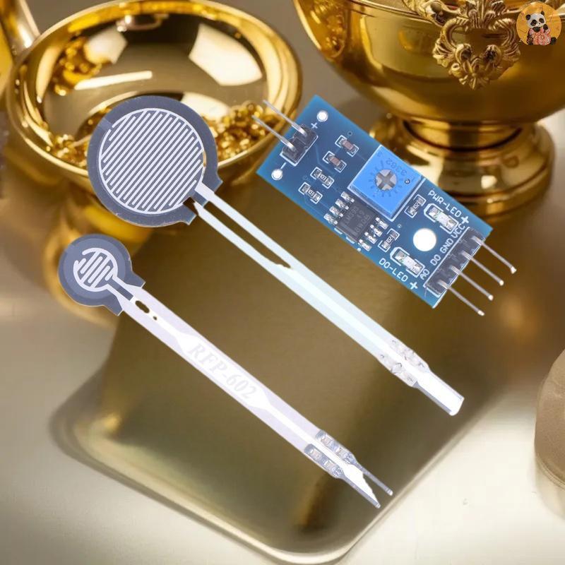 [CO] 1 ชิ้น Resistive Membrane Pressure Sensor โมดูลโหลดเซลล์ยืดหยุ่น Force Sensitive Analog FSR402 
