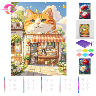 PL พร้อมส่งNew Top Product ดอกไม้ศาสนา 5D DIY ภาพวาดเพชรคริส…