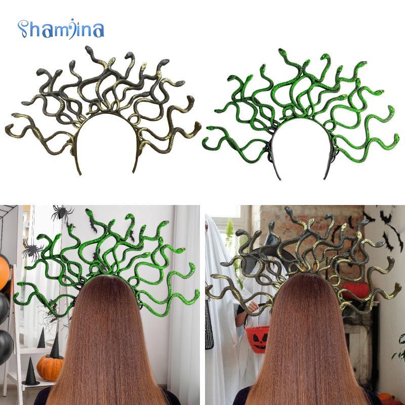 ที่คาดผมเมดูซ่า ทรงงู สวมสบาย พร้อมใช้งานสำหรับคอสเพลย์และการแสดงบนเวที - รูปที่ 5