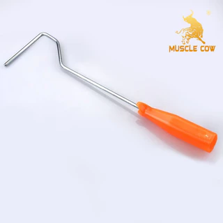 MUSCLE COW อะไหล่ลูกกลิ้ง ทาสี ขนแกะแท้ ขนาด 4 นิ้ว (1 กล่อง 10 ลูก) ยี่ห้อ ลูกกลิ้ง สีน้ำ อะคริลิค สีน้ำมัน ขนแกะ