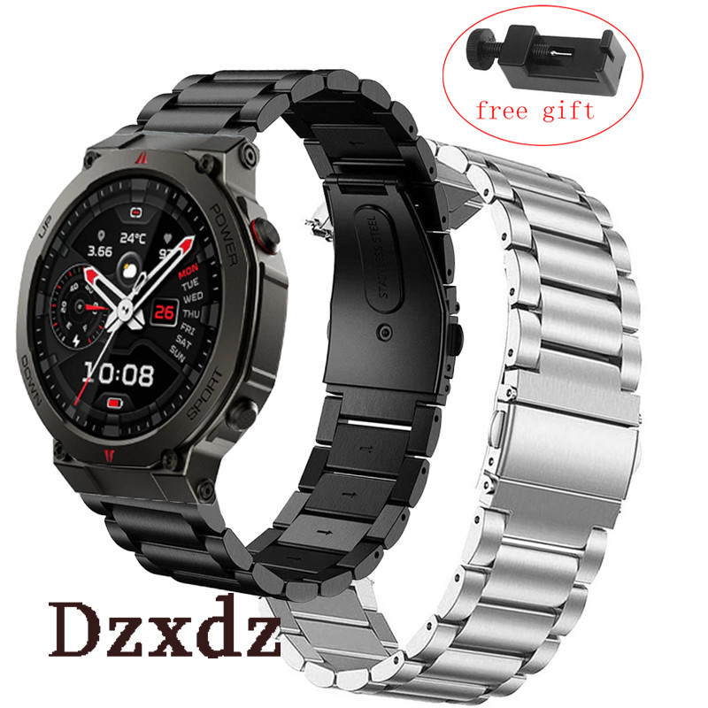 ฟิล์ม สาย Black Shark GS3 Ultra Smart Watch สายโลหะสแตนเลสสําหรับ Black Shark GS3 Ultra สายรัดข้อมือ