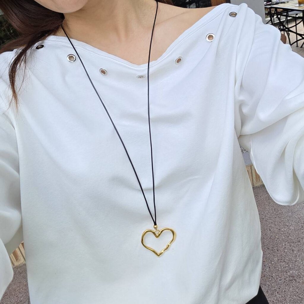 (WELRY.acc) พร้อมส่ง สร้อยคอยาวเชือกแว๊กซ์ รุ่น Dia