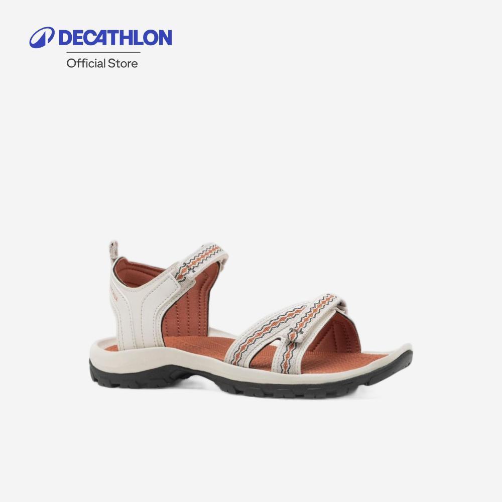 Decathlon Women'S Hiking Sandals Nh500 รองเท้ารัดส้นสำหรับผู้หญิงใส่เดินป่า รุ่น Nh500 - Beige