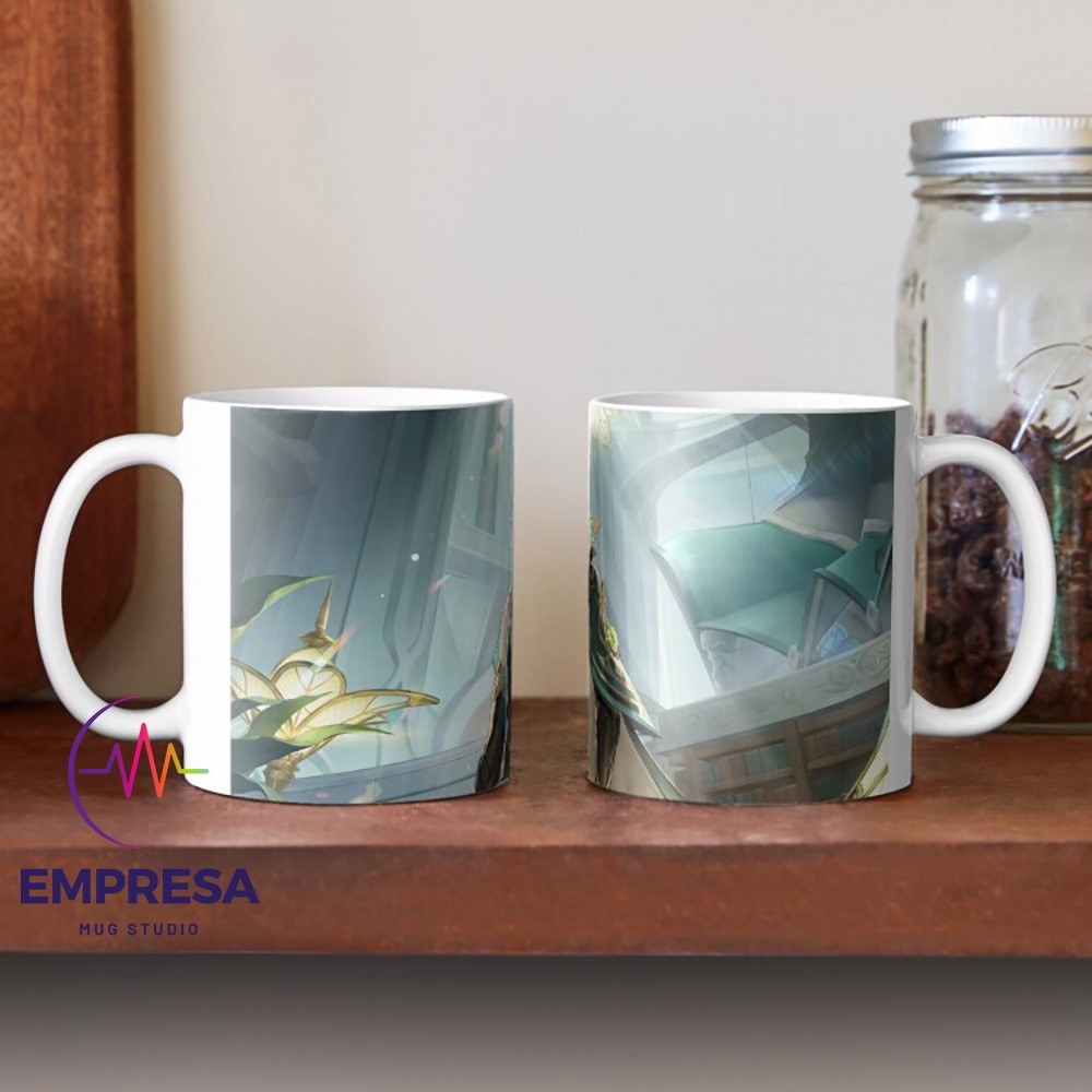 Alhaitham Genshin Impact Book Library แก้วกาแฟ