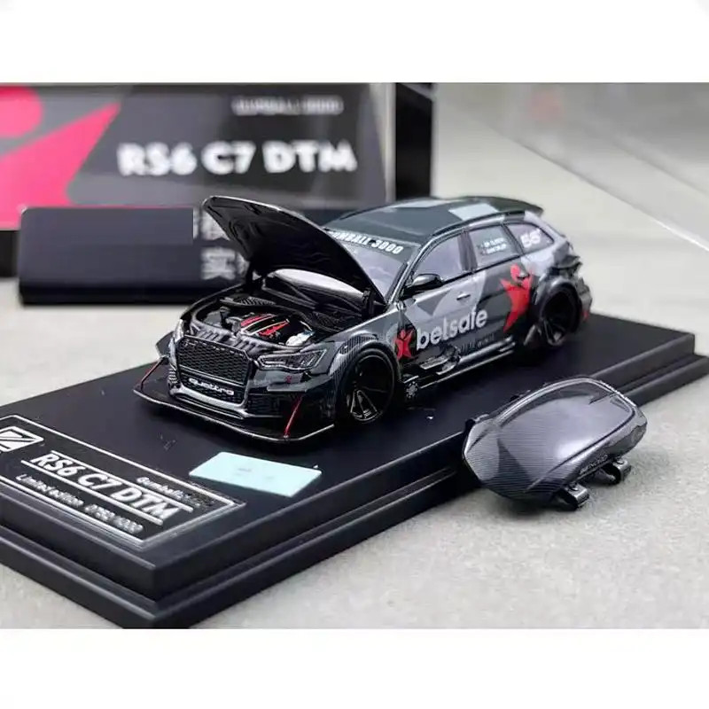 DCM 1/64 Audi RS6 C7 DTM Betsafe Gumball 3000 โลหะผสมDiecastรถของเล่นของขวัญวันเกิด