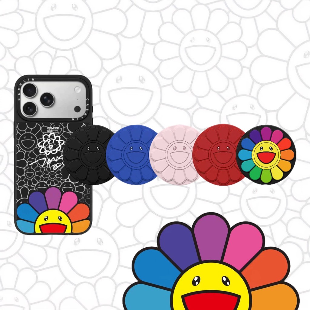 magnet griptok magnetic griptok CASE Co-Branded Takashi Murakami Sunflower Magnetic Holder เหมาะสําห