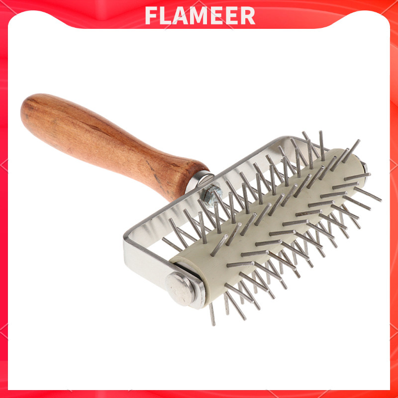 [Flameer] Dough Docker Rolling Docker Cutter Pastry Cookie Bread Pizza Pie Hole Roller
