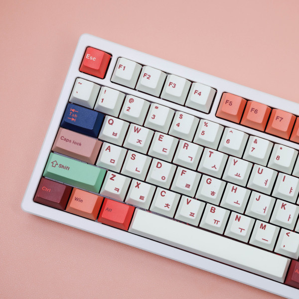 คีย์แคปไทย keycap คีย์แคป Original Jiuselu PBT Sublimation Keycap ต้นฉบับเกาหลีเยอรมันสเปน Whisper K