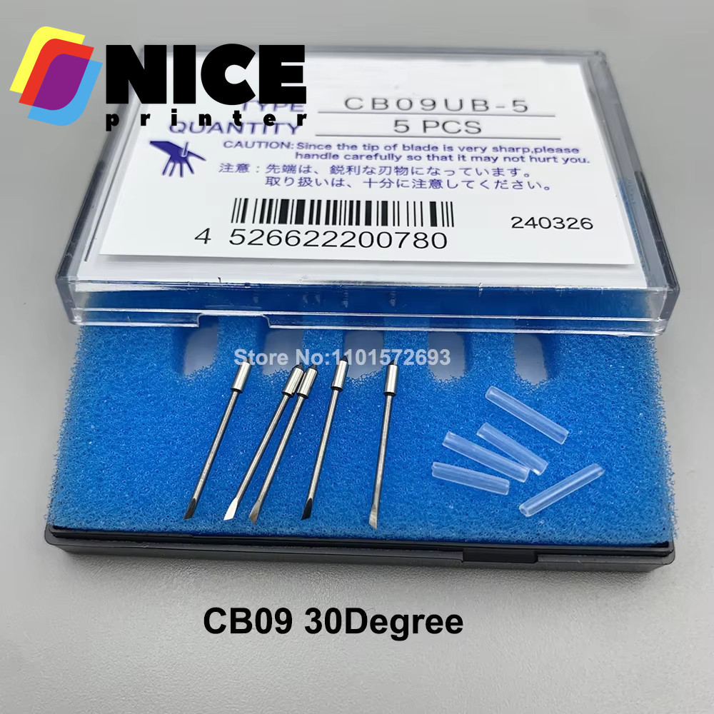 A+++CB09UB-5 ใบมีดตัดมีดสําหรับ Graphtec CE3000 CE5000 CE6000 CE7000 FC8600 FC8000 เครื่องตัด CB09U 