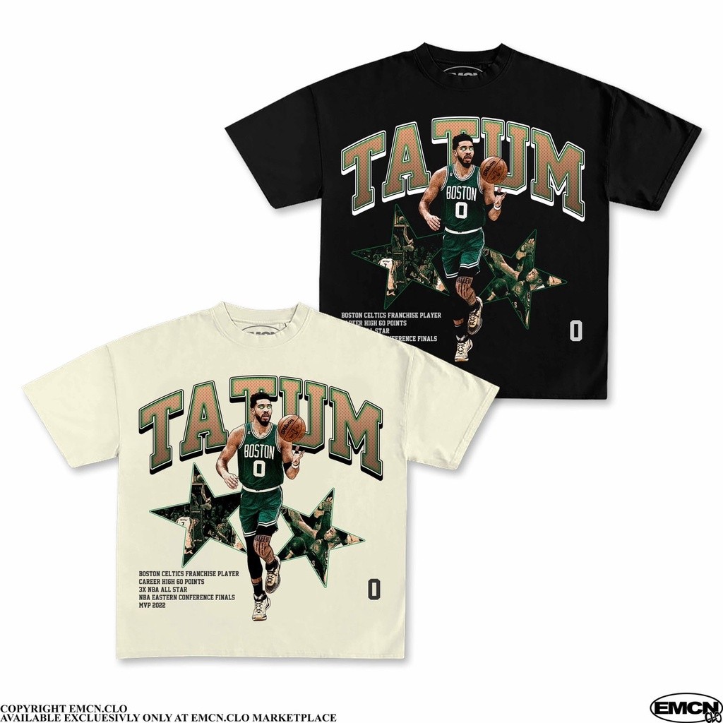 S-5XL เสื้อยืดโอเวอร์ไซส์ Future Star Jayson Tatum เสื้อยืดผู้ชาย