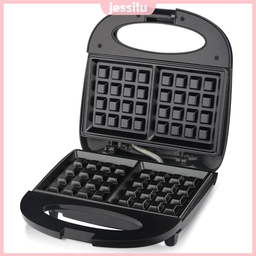 ⚡24ชม.⚡ เครื่องทําวาฟเฟิล เครื่องทําวาฟเฟิลเบลเยียม Non Stick Anti-scalding สําหรับวาฟเฟิลแซนวิช