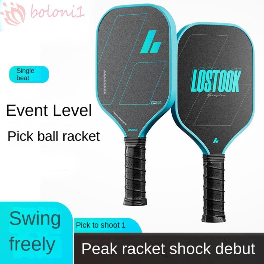 [COD] Pickleball Racquet, Non Slip Grip Ribbed Handle Pickleball Paddle, อเนกประสงค์น้ําหนักเบาแก้ว Fibr Face Pickleball อุปกรณ์การฝึกอบรมของขวัญ