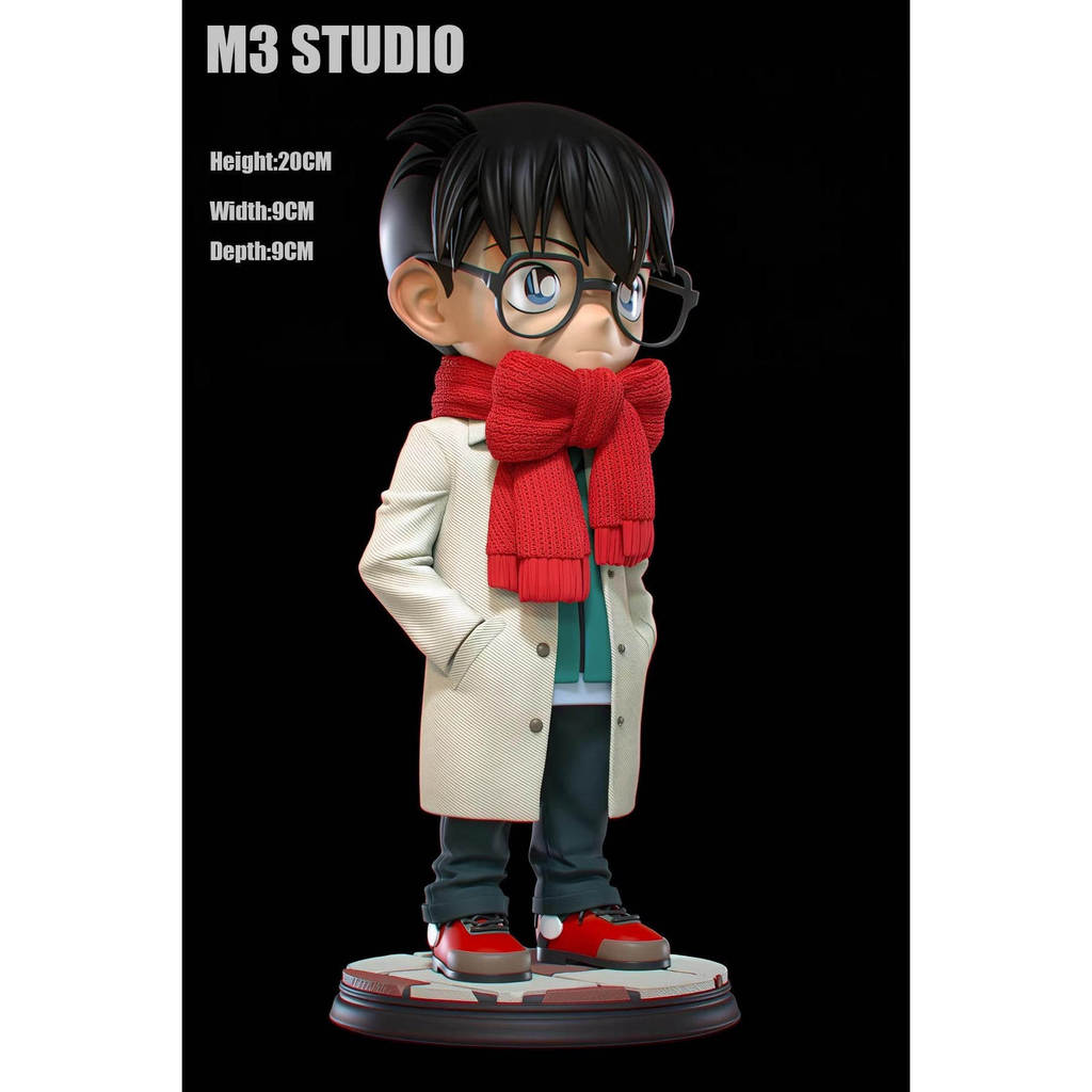[Collection Boutique] พร้อมสต็อก M3 Studio Conan Bow ผ้าพันคอสีแดงรุ่น Q รูปปั้น