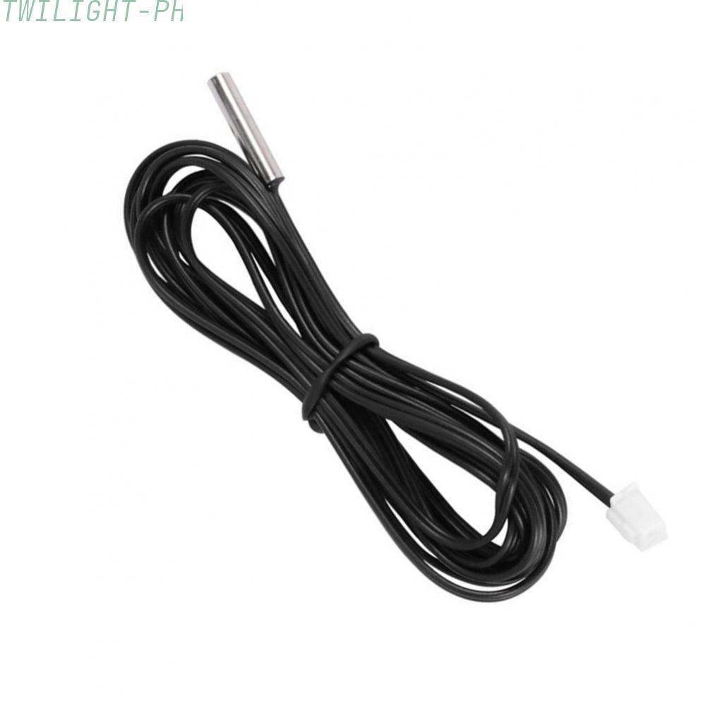 4x20 มม. 10K 1% B3950 NTC Thermistor Probe 1 เมตรสาย PVC XH2.54 Connector