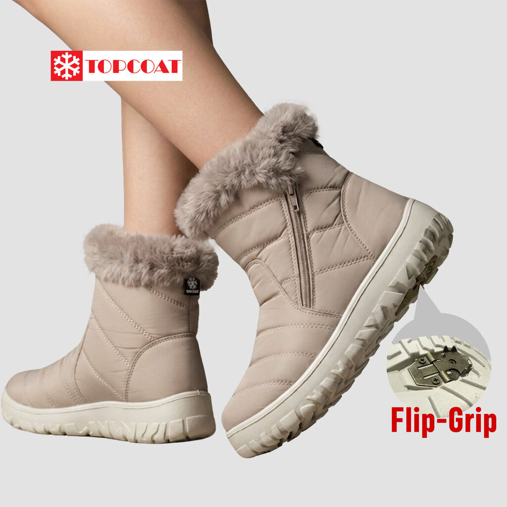 TOPCOAT รองเท้ากันหนาวบุขนหญิง กันเปียก กันหิมะ ควรเผื่อไซส์ (1 คู่) Size : 36,38,40,42