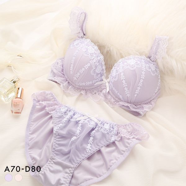 PURECHERIE ชุดชั้นในกุหลาบโรแมนติก (ไซส์ A-D)(B40959900) ส่งตรงจากญี่ปุ่น1