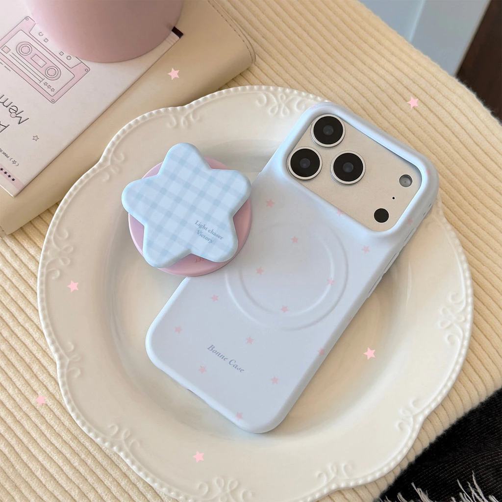 Star Bracket เหมาะสําหรับ 17 Apple 17promax Film Soft iphone16 เคสโทรศัพท์ 15 Fresh Blue 13 Magnetic