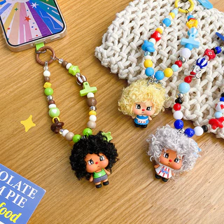 สายคล้องโทรศัพท์ พวงกุญแจพกพาน่ารัก Anti-lost Phone Chain จี้โทรศัพท์มือถือ เจ้าหนูน้อยขี้แยน่ารัก