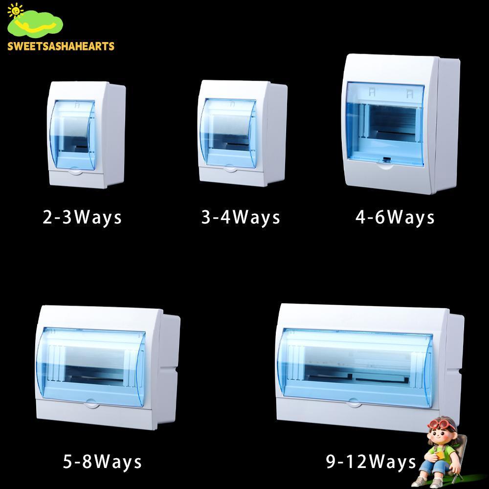 SWEETSASHA Distribution Protection Box พลาสติก 2-3/3-4/4-6/5-8/9-12 Ways โครงการเบรกเกอร์