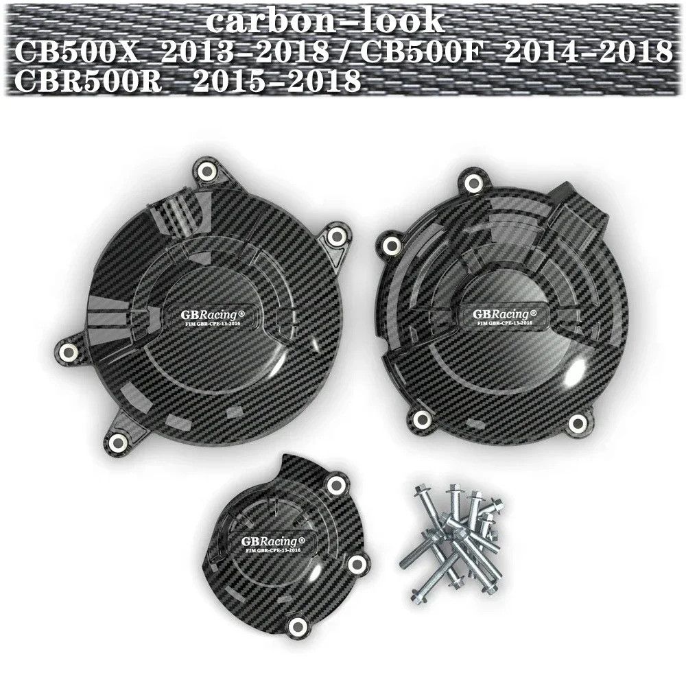 สําหรับ HONDA CB500X 2013-2018 / CB500F 2014-2018 / CBR500R 2015-2018 GB racing เครื่องยนต์ฝาครอบป้อ