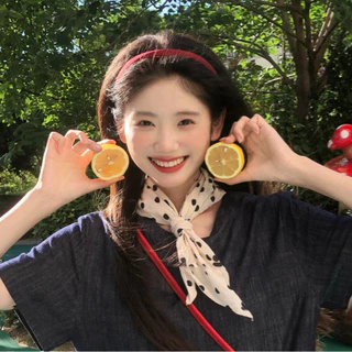 ที่คาดผมหนังเบอร์กันดีสำหรับผู้หญิง - เรียบหรู มินิมอล พร้อมใช้งานในงานตรุษจีนและเทศกาลสำคัญ