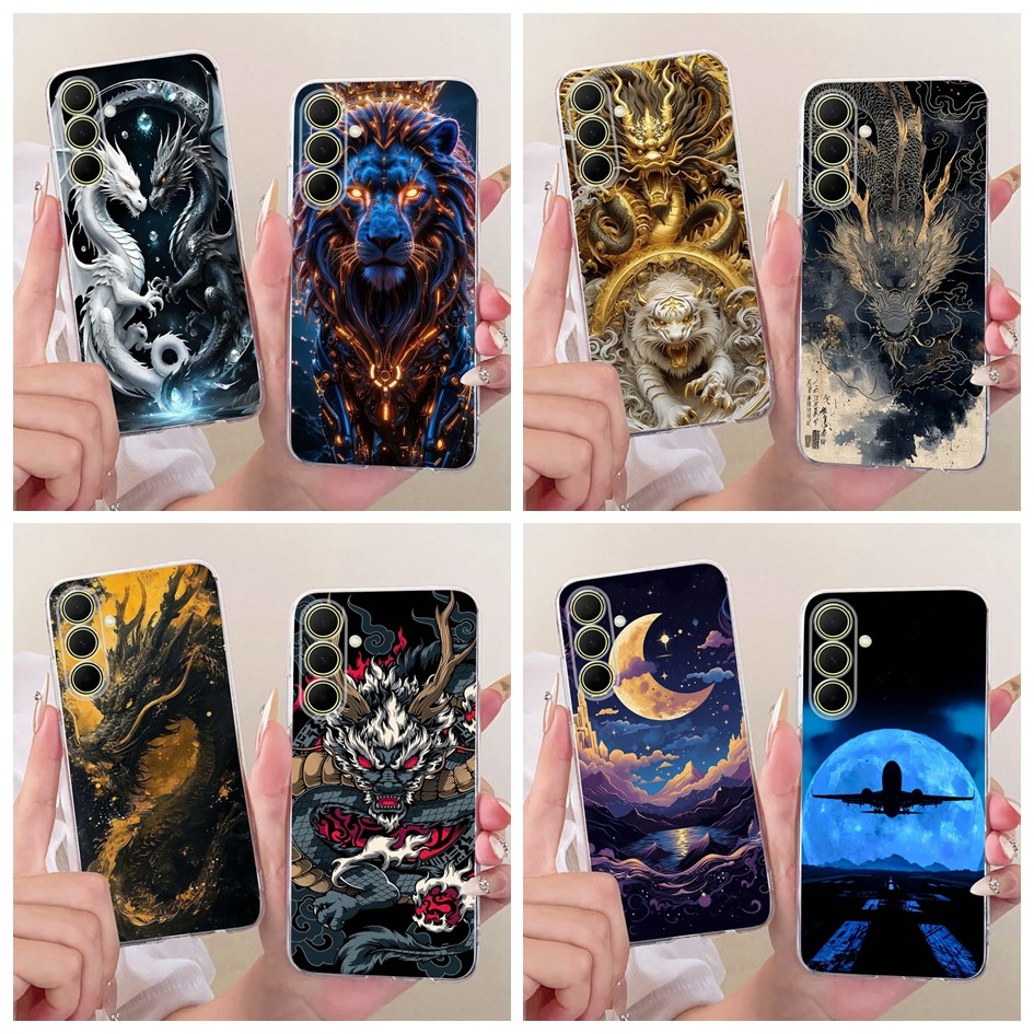 สําหรับ Samsung Galaxy A57 5G กรณี Cool แฟชั่นมังกรการ์ตูน TPU ซิลิโคนนุ่มสําหรับ Samsung A57 2025 G