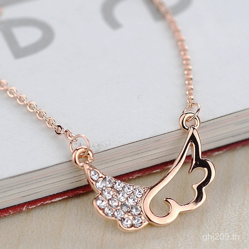 สร้อยคล้องคอมีความหรูหราจาก boutique Letter แบบAngel Wings รหัส E12500AIC ตามเทรนด์ของสาวๆ