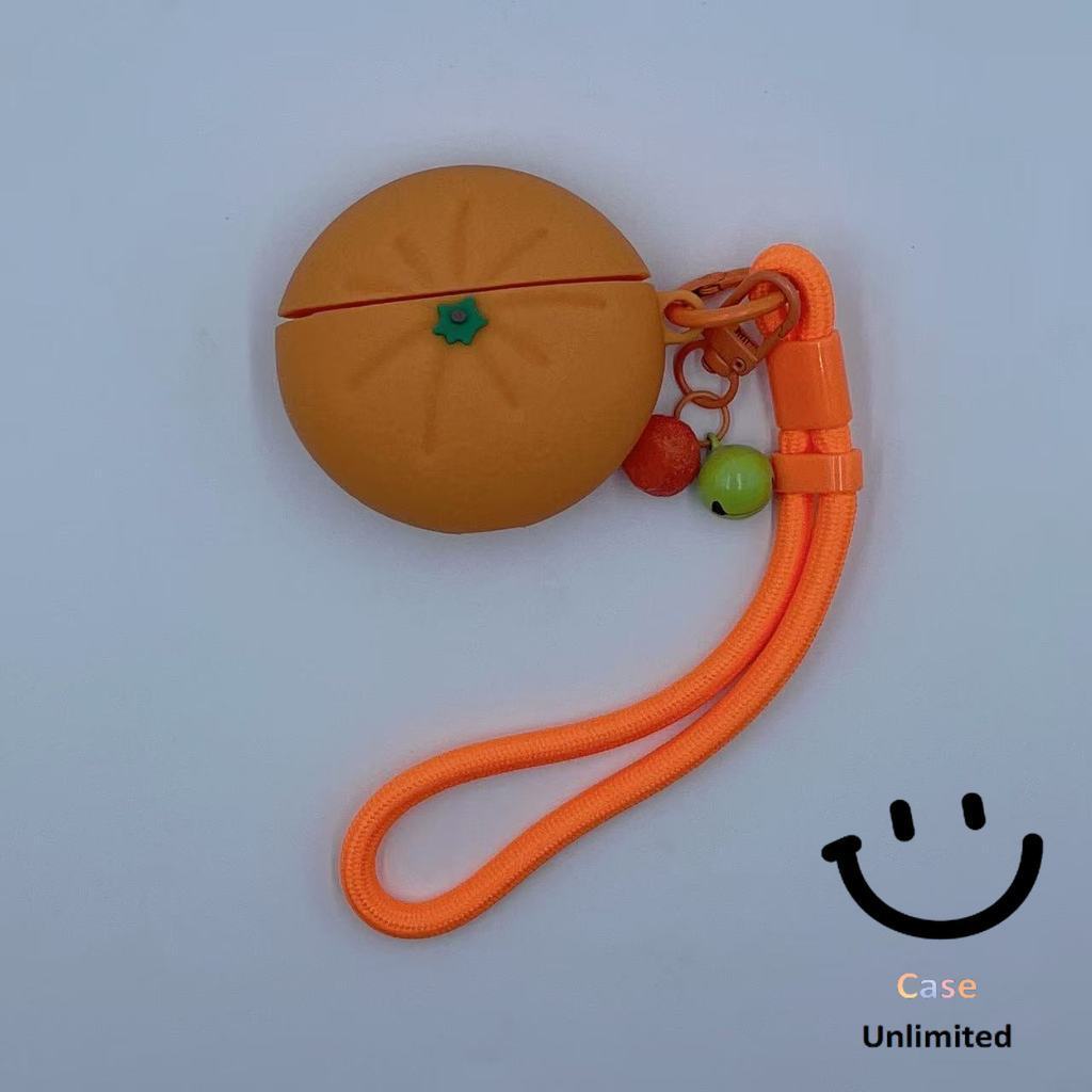 สําหรับ GOOJODOQ J201 J206 J228 J229 เคส Case หูฟัง & Lanyard Creative สีส้มรูปแบบ