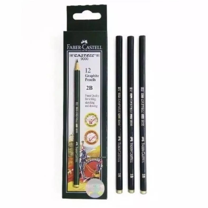 EXTRA FABER CASTELL 2B PENCIL BEST QUALITY (1 PACK CONTAINS 12 ชิ้น) CG WHOLESALE
