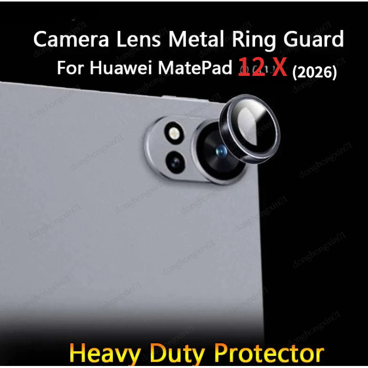 สําหรับ Huawei MatePad 12 X 2026 12.0 "11.5 2025 TGR-W09 11.5S Air 11.5 PaperMatte Ultra Thin Clear Luxury เลนส์กล้องป้องกันแหวนโลหะฝาครอบฟิล์มกระจกนิรภัย