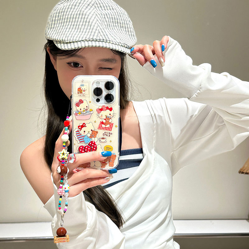 TX73 สําหรับ iphone กันกระแทกเกาหลีน่ารักเคสโทรศัพท์ 17AIR /17PRO/16 Pro Max /15 Pro max 16 plus 14 