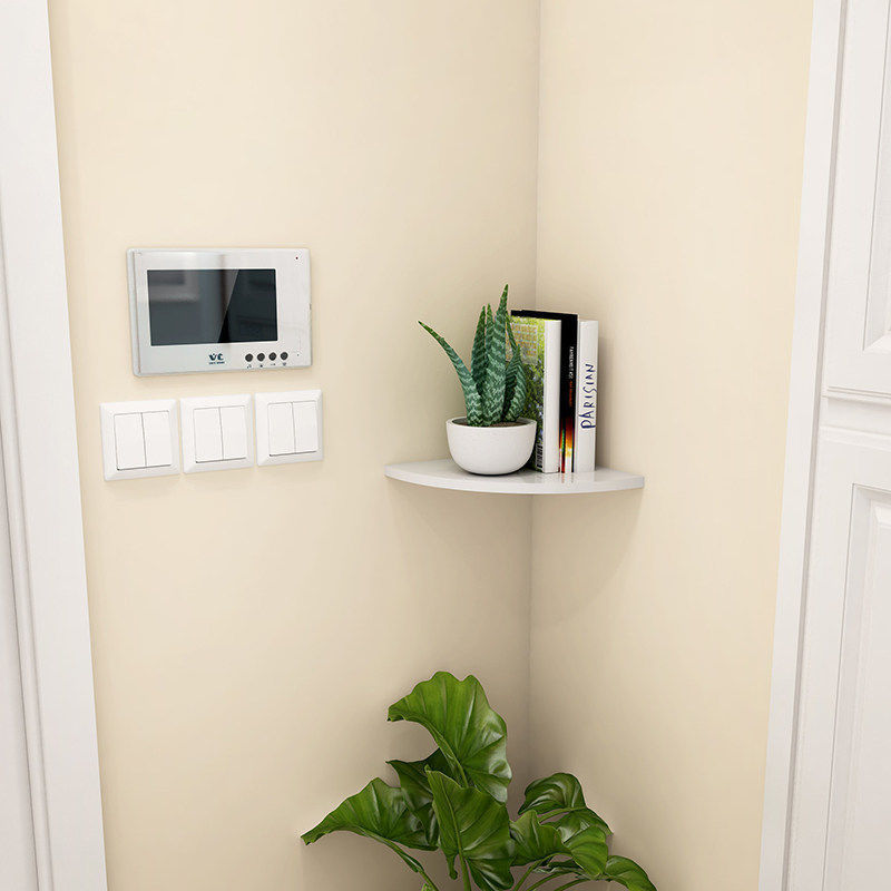 Premium In-Stock#Corner Cabinet Nordic Triangle Living Room Corner Cabinet Bedroom Wall Corner Cabin