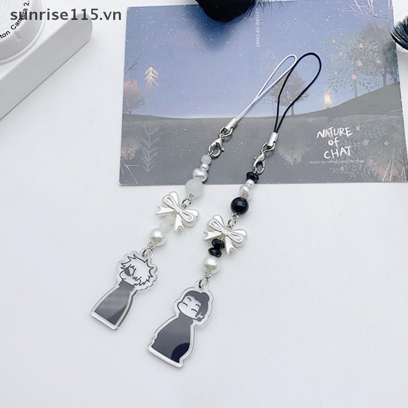 SRVN อะนิเมะ Jujutsu พวงกุญแจคอสเพลย์ Geto Suguru Satoru Gojo จับคู่ JJK โทรศัพท์ Charm อุปกรณ์เสริม