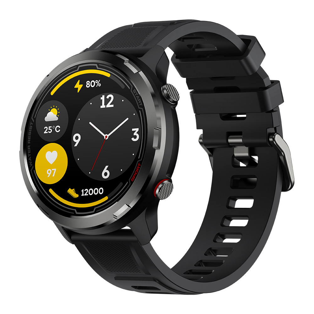 กีฬากลางแจ้ง GPS Smartwatch กันน้ํา Heart Rate เครื่องวัดความดันโลหิต Fitness Tracker Smartwatch