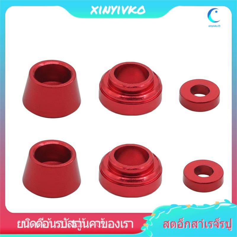 [xinyivko.th] RC Car Upgrade Aluminium Alloy Front Steering Coasters Kit for TT02 RC Car Accessories