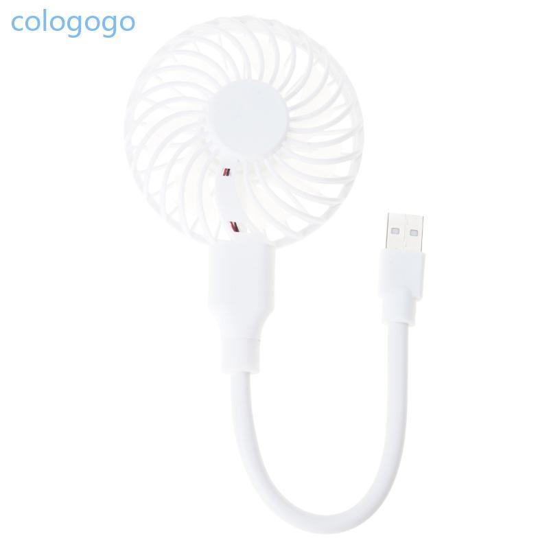 COLO คอยืดหยุ่น USB พัดลมขนาดเล็กพร้อมสวิตช์ควบคุมปรับมุมสําหรับโต๊ะคอมพิวเตอร์ห้องพักหอพัก Camping 