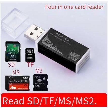 CCD camera memory card reader TF SD MS M2 card four in one computer USB transmitter