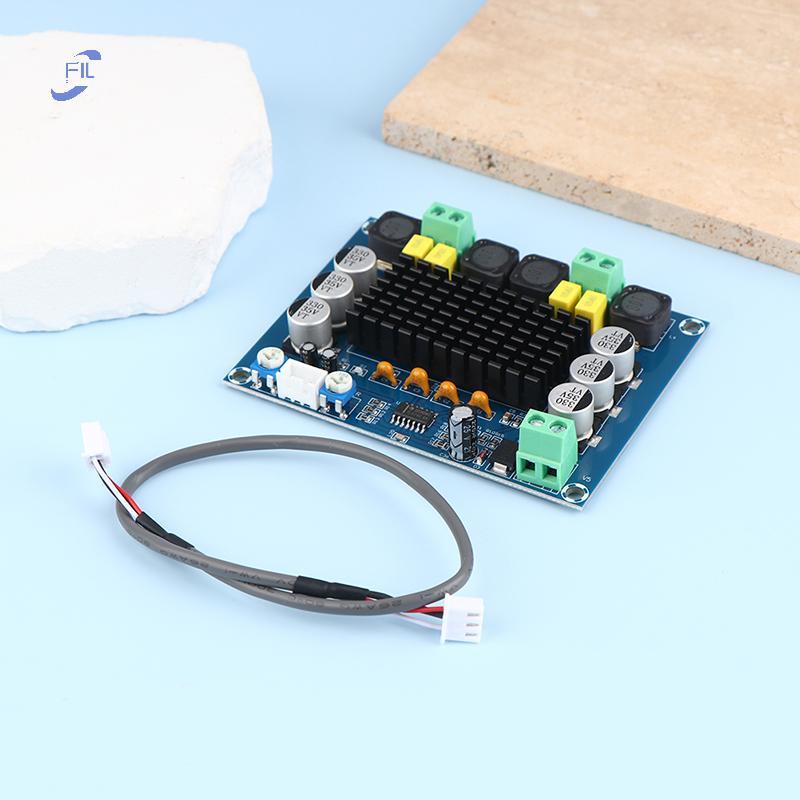 FIL 1 ชุด DC 12V 24V 120W * 2 TPA3116 D2 Dual Channel Digital Power Audio Amplifier Board Good OP