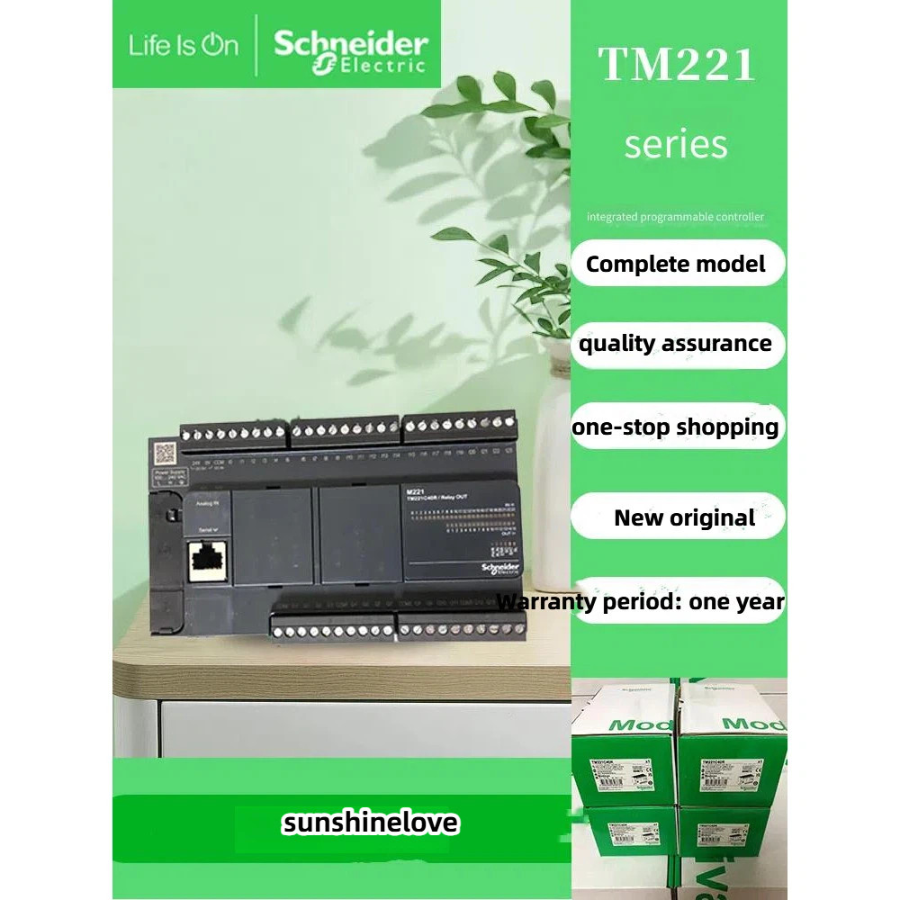 Schneider PLC Controller TM221C16R C24T C40R TM221CE16T CE24R 40R M16R TM221C16R TM221C16T TM221C24R