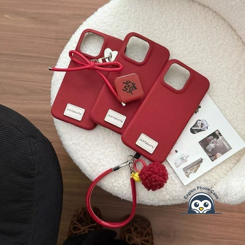 ปีใหม่สีแดงน่ารักเคสโทรศัพท์สําหรับ Xiaomi Poco F8 X7 F7 Ultra M7 X6 X5 F5 X4 NFC M4 X3 GT M3 F3 X2 