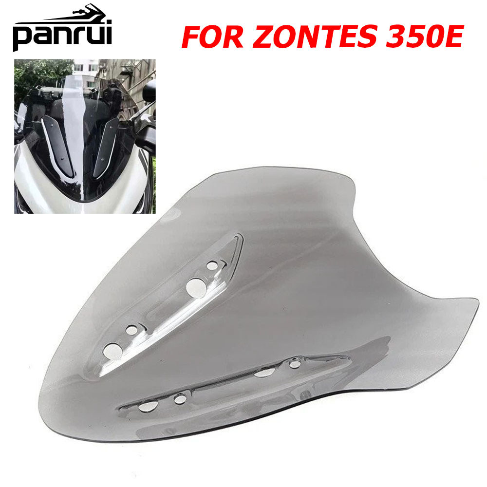 สําหรับ Zontes 350e E350 350E 350 E ZT350E ZT350T-E รถจักรยานยนต์กีฬา Wind Deflectors กระจกกระจก Vis
