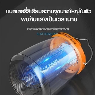 โคมไฟตั้งแคมป์ LY8288 ไฟแคมป์ปิ้งเหลือง/ขาว ออกแบบให้มีที่จับ ไฟ5โหมด 5000mAh Type-C สามารถชาร์จแบตเตอรี่ได้ กันน้ำ