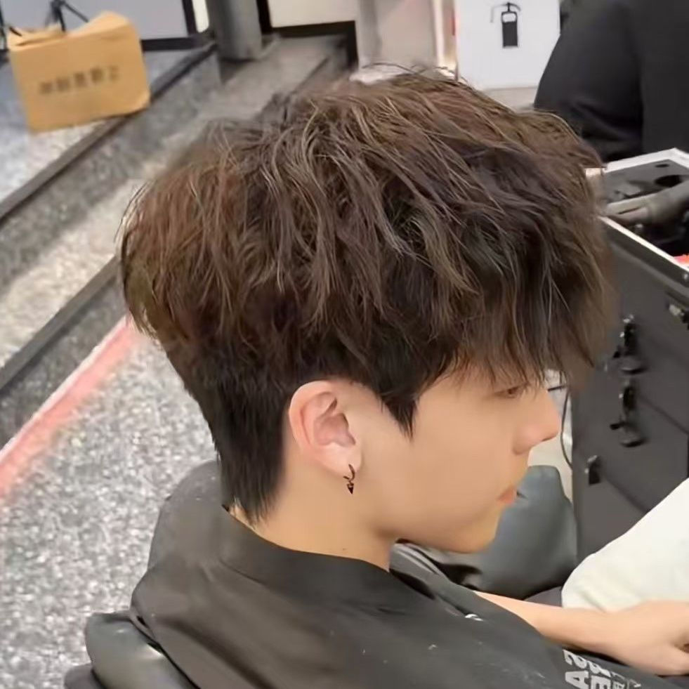 New Product#Snakeskin Morgan Perm A Men's Water Wave Root Volumizing Automatic Curling Snake Year Pe