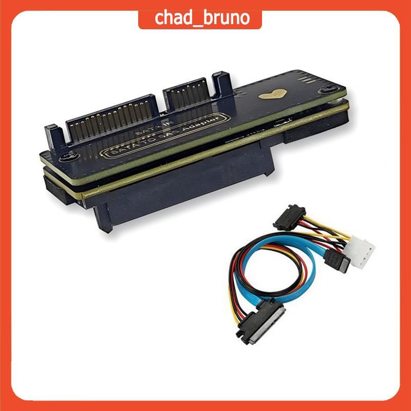cad_brunoDesktop to SAS Adapter Converter 6Gbps (7 & 15)22Pin Male to SAS 29Pin การ์ดขยายสําหรับ 2.5